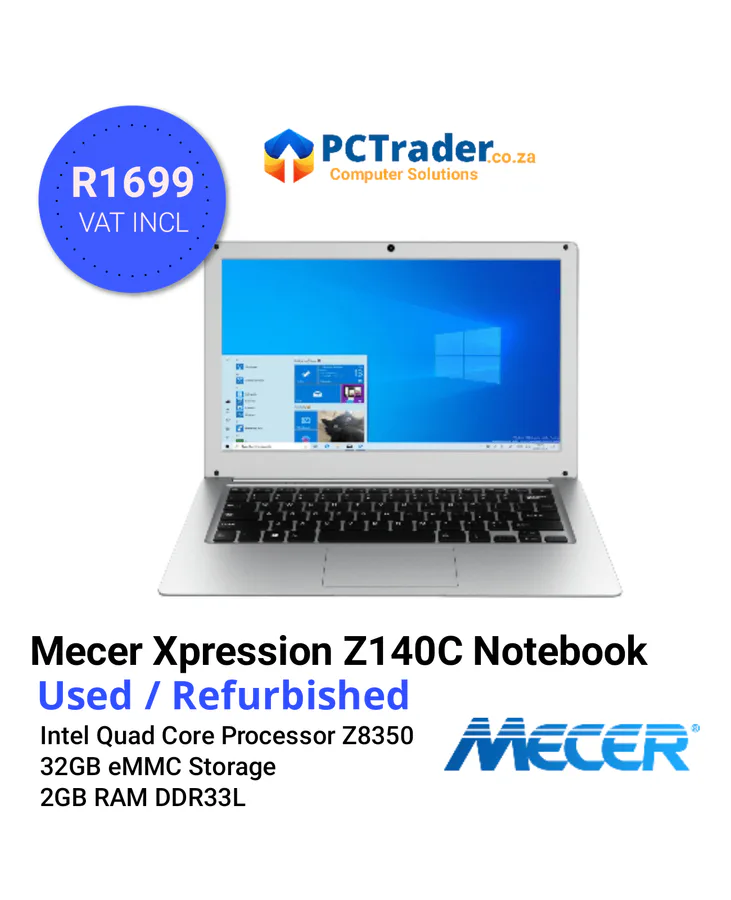 Mecer Z140c Grade C N4020/4gb/128gb N/Book view 6