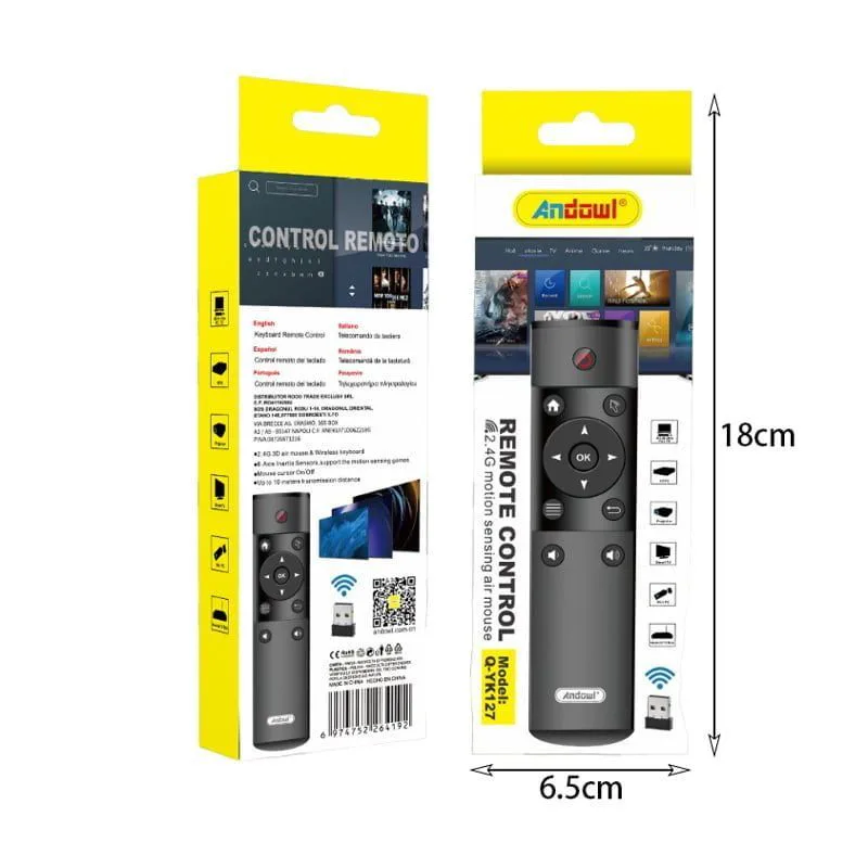 Andowl Q-Yk127 Remote Control