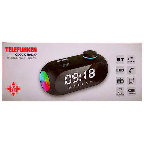 Telefunken Tcr-18 Clock Radio Black