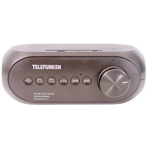 Telefunken Tcr-18 Clock Radio Black view 2