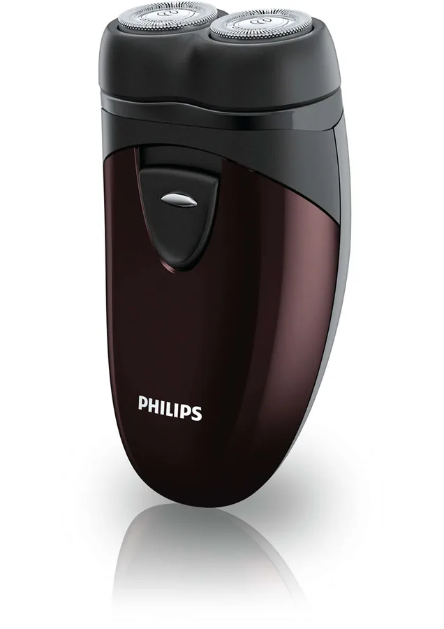 Philips Pq206/18 Electric Shaver Black/Maroon view 4