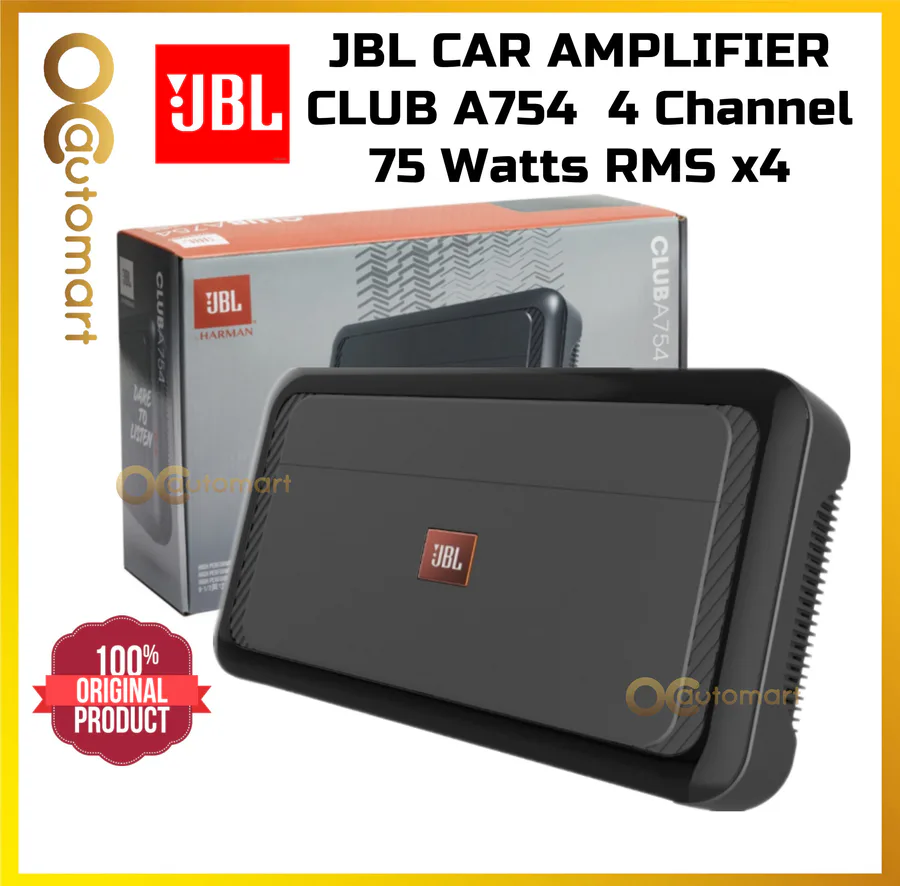 Jbl Club A 754 4ch Amp view 2