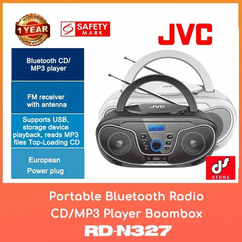 Jvc Rd-N327 BT Portable Cd Radio view 3