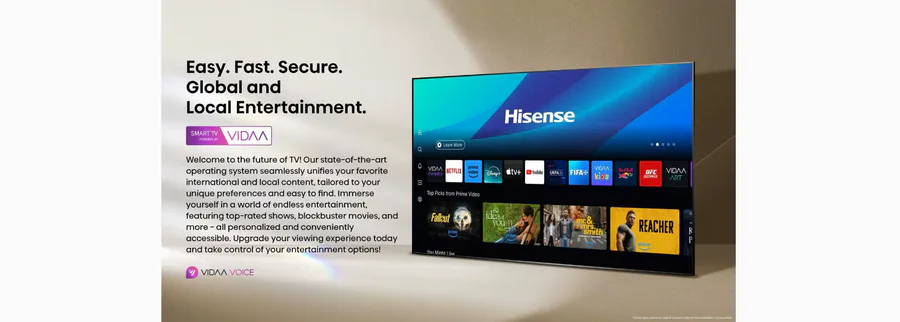 Hisense 65a6q 65" 4k UHD TV view 6
