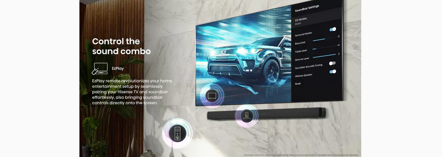 Hisense 70a6q 70" 4k UHD Smart TV view 4