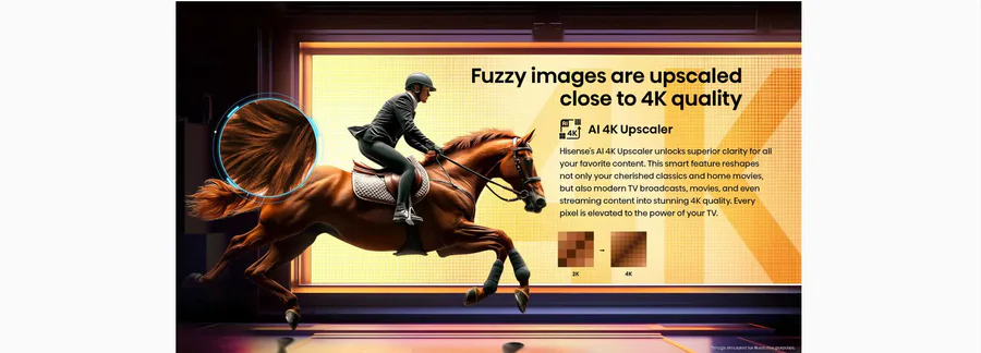 Hisense 70a6q 70" 4k UHD Smart TV view 6