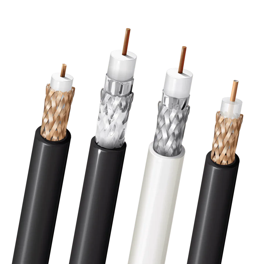 Cable Rg59+2c Cctv Black Cable