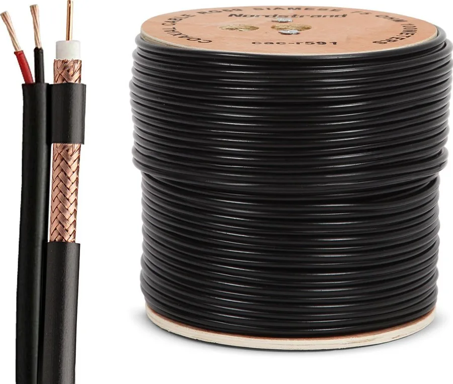 Cable Rg59+2c Cctv Black Cable view 5