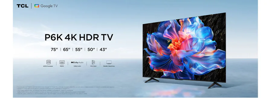 Tcl 55p6k 55" 4k Google TV view 4