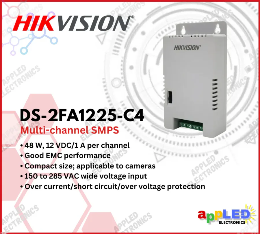 Hikvision Ds-2fa1225 4ch Indoor Power Supply view 4