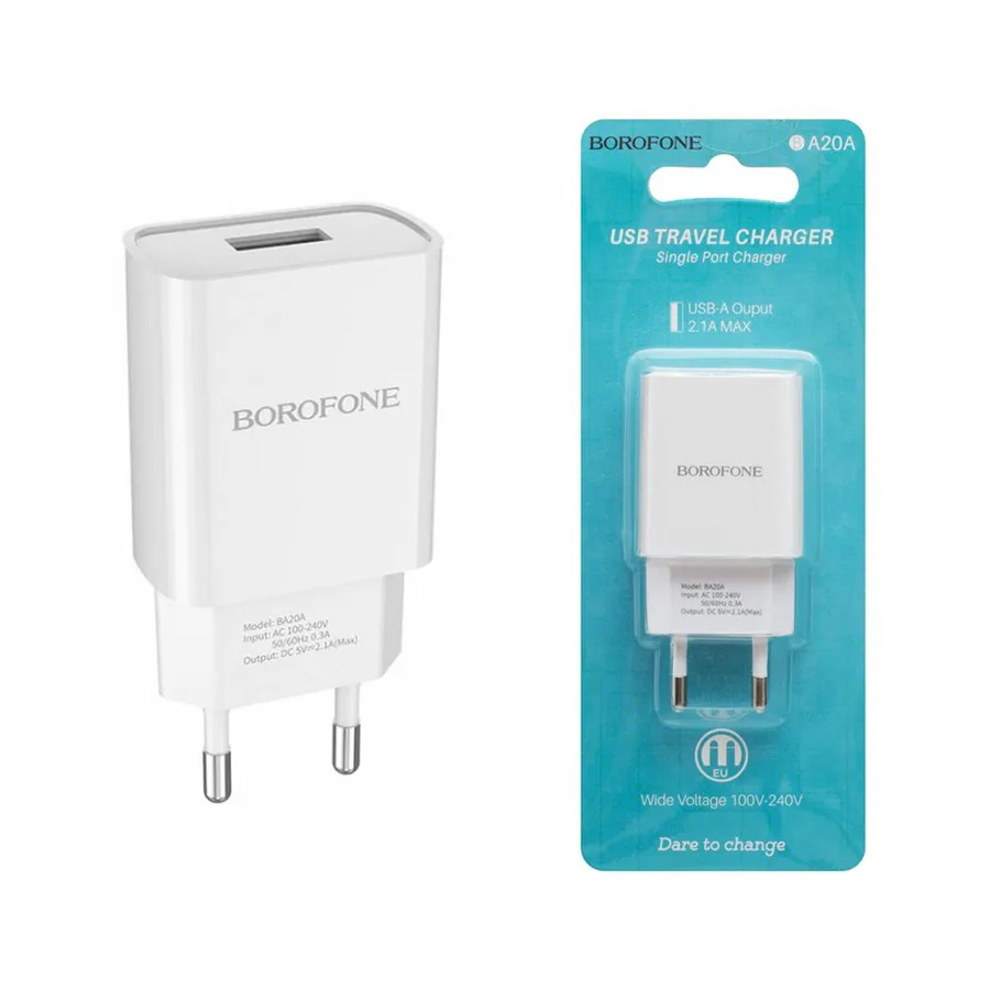 Borofone A49a 2.1a Travel Adapter view 5