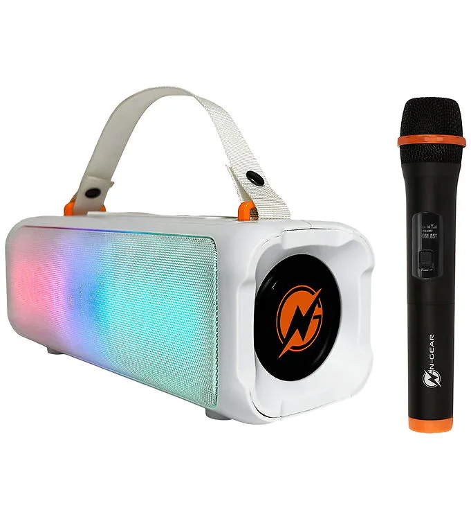 N-Gear Kids Speaker 24c With Mic & Light Effects view 2