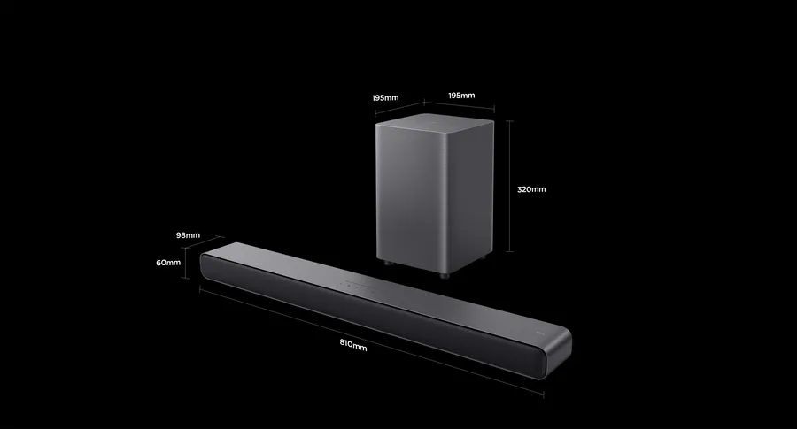 Tcl S55h 2.1 Channel Sound Bar view 4