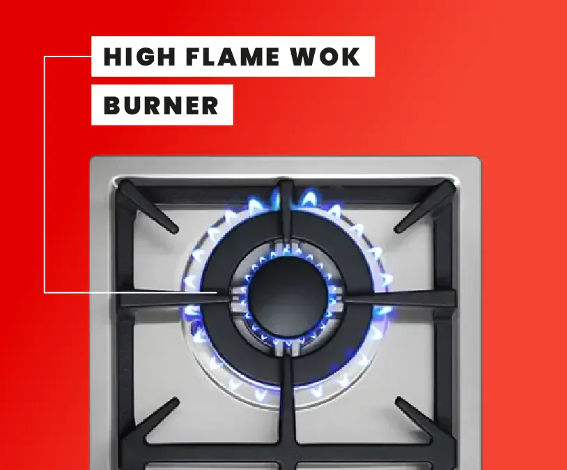 Univa Ugh02b 2 Burning Head Black Gas Hob