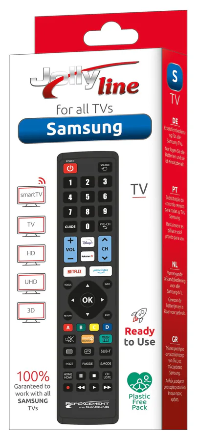 Jollyline Jl1716 Samsung TV Remote view 2
