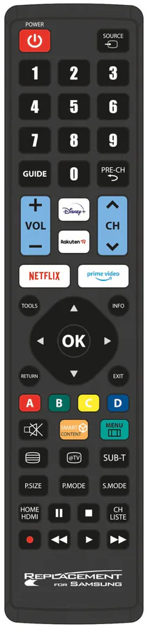 Jollyline Jl1716 Samsung TV Remote view 6