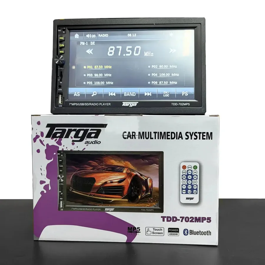 Targa Tdd-702mp5 7" D-Din Mp5 USB Phone Link Radio view 2