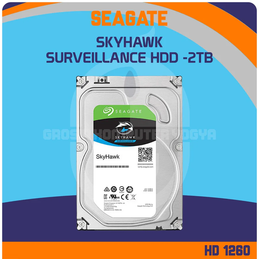 Skyhawk 2tb Surveillance Hard Drive view 5