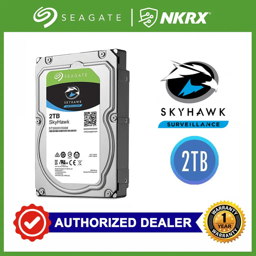 Skyhawk 2tb Surveillance Hard Drive view 6