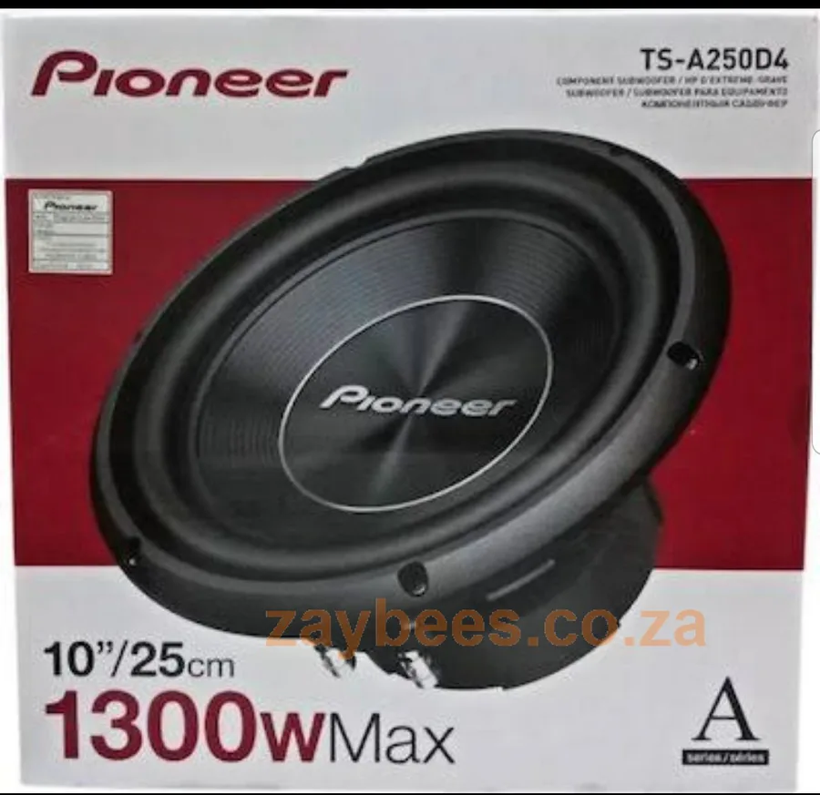 Pioneer Ts-A250d4 1300w Dvc 10" Sub view 3