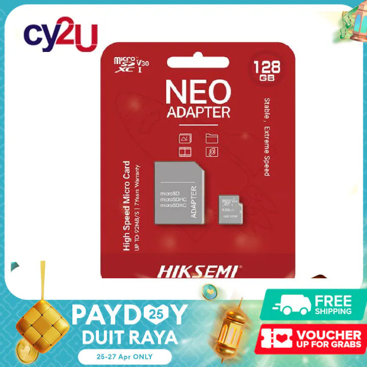 Hiksemi 128gb Neo Adapter + Sd Card