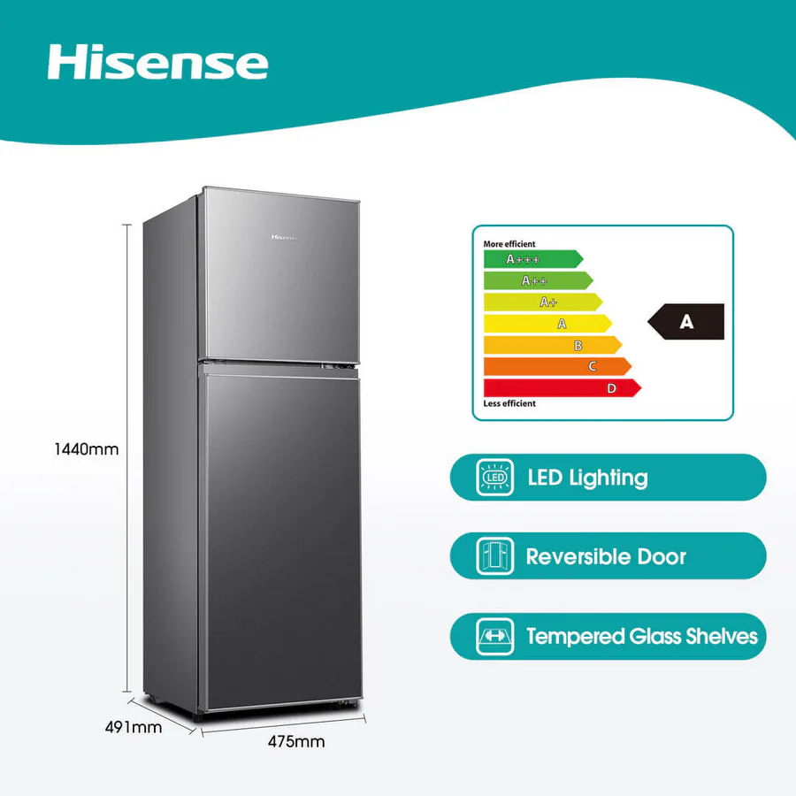 Hisense H225tts 154l Fridge/Freezer view 8