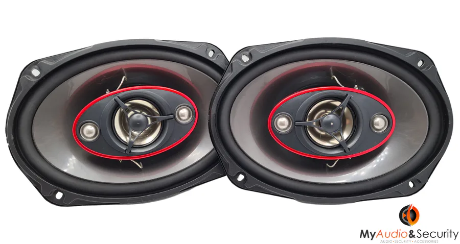 Xtc Db69sls 1500w 4 Coaxial 6x9 Speakers view 2