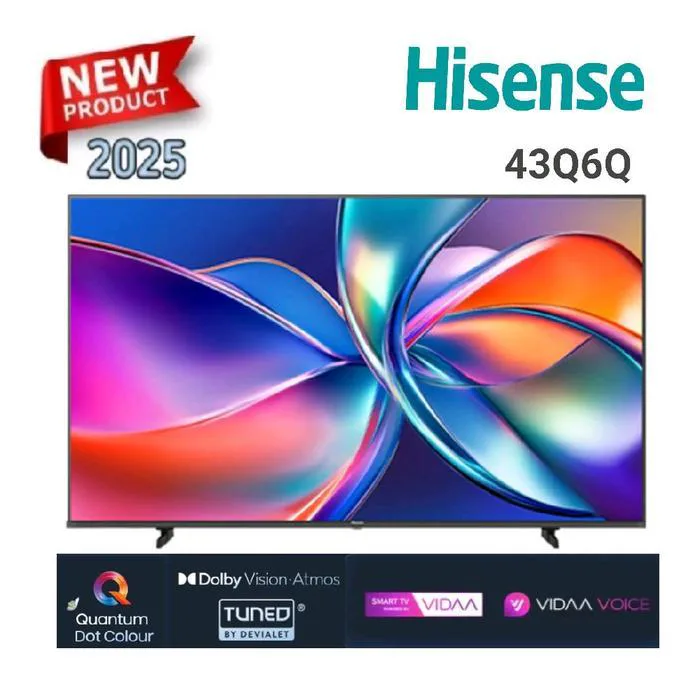 Hisense 43q6q 43" QLED Smart TV view 3