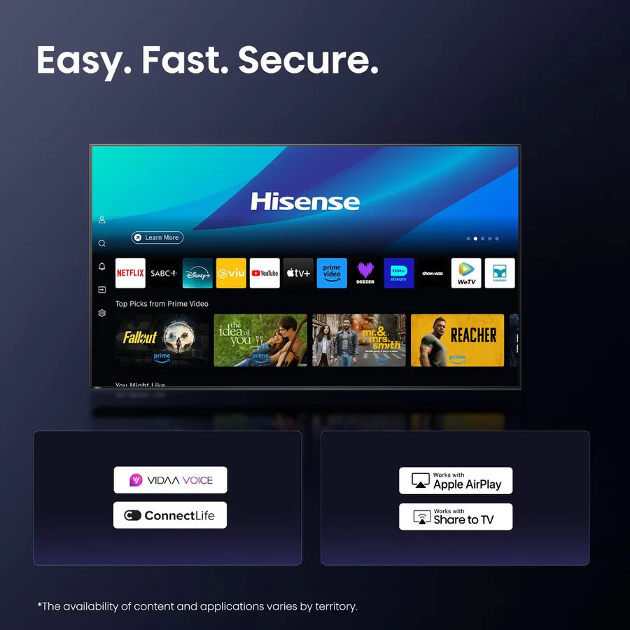 Hisense 65q6q 65" QLED Smart TV view 2