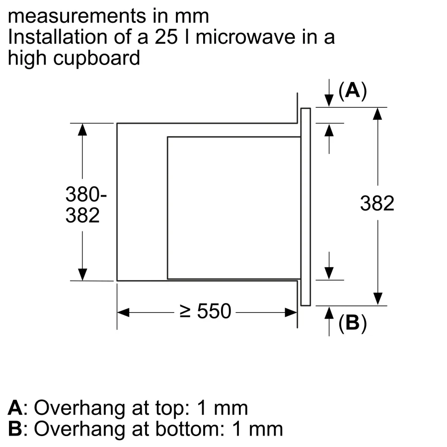 Bosch Bel653ms3 Built In Microwave view 3