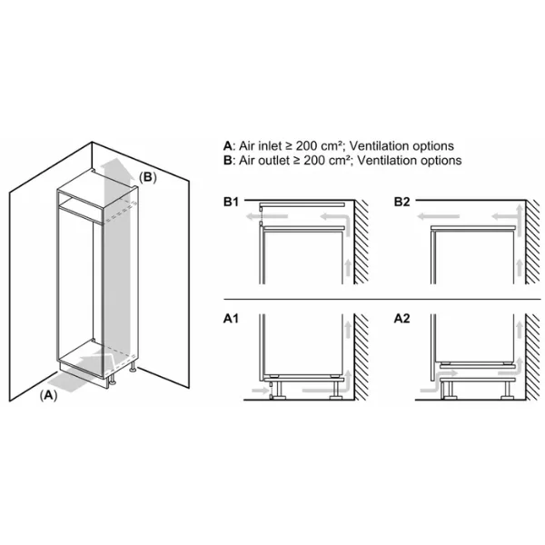 Siemens Ki81raf30z Intergrated Fridge view 6