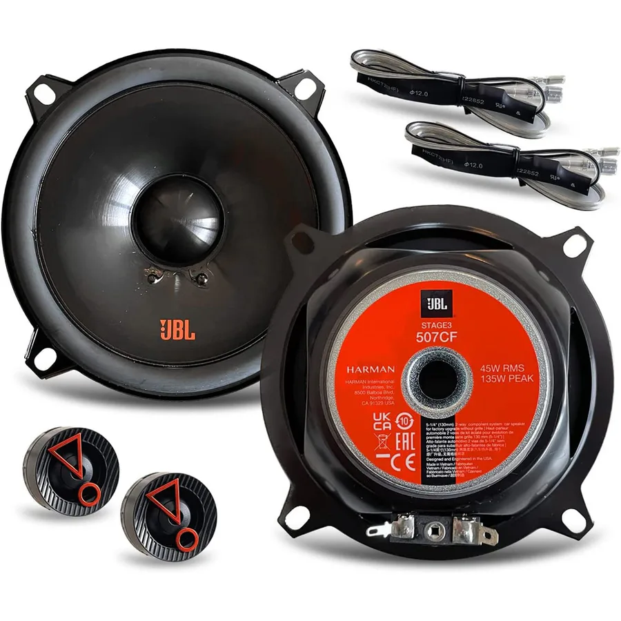 Jbl Stage3 627 2 Way Coaxial Car Speakers 6.5" 45w view 5