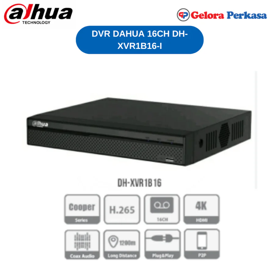 Dahua Dh-Xvr1b16 Hdvci Digital Video Recorder view 4