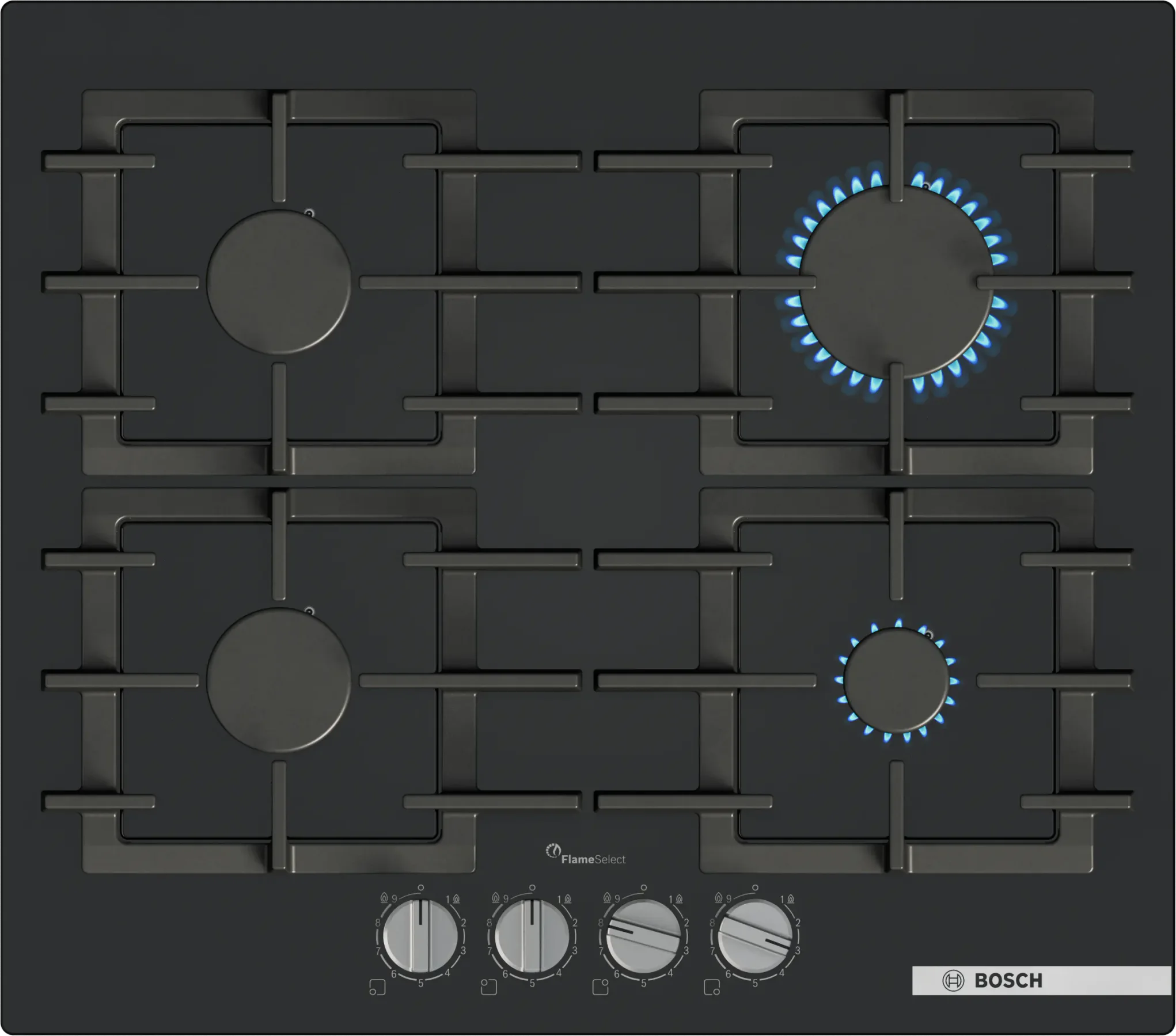 Bosch PPP6A6I40Z Series 6 60cm FlameSelect Gas Hob