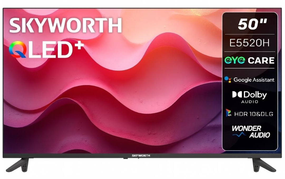 Skyworth 50-Inch Fhd Google TV 50E5520H