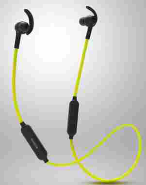 Aiwa Bluetooth In-ear Headphones Black Yellow - AW040BY