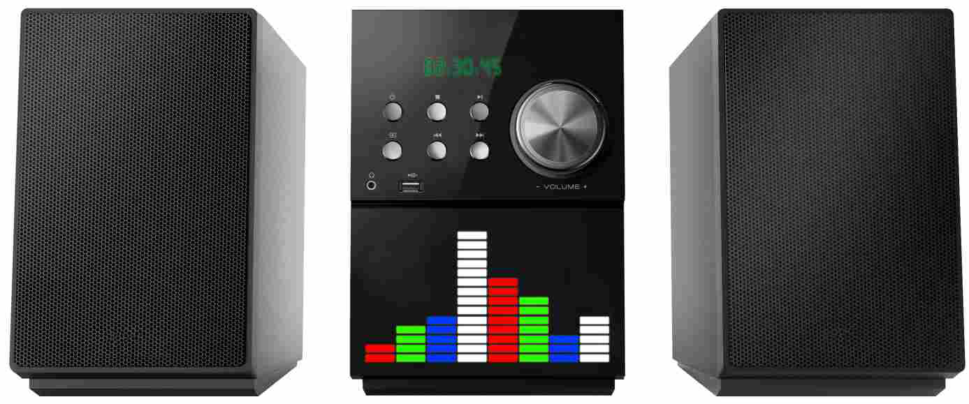 Telefunken Micro DVD Hi-Fi System - TMD-658BT